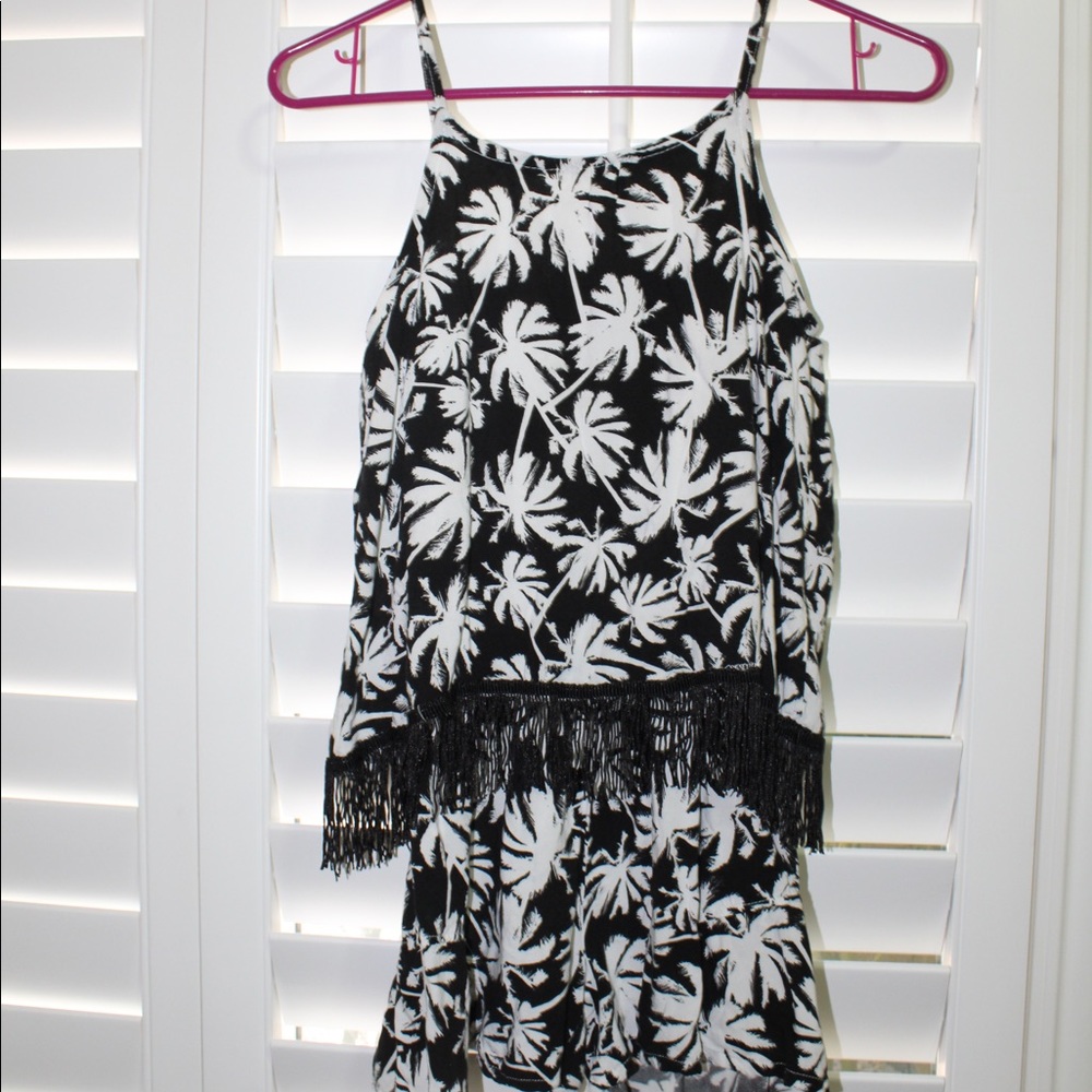 Super cute palm tree romper